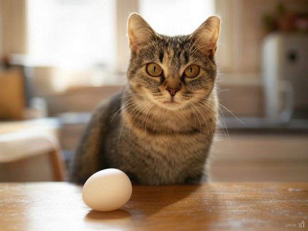 Ovo na dieta felina: pode ou não pode